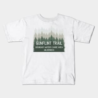 Gunflint Trail Boundary Waters Canoe Area Kids T-Shirt